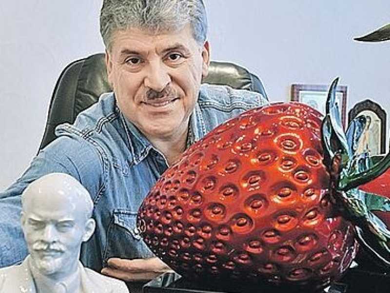 Pavel Grudinin, il candidato del Partito comunista della federazione russa