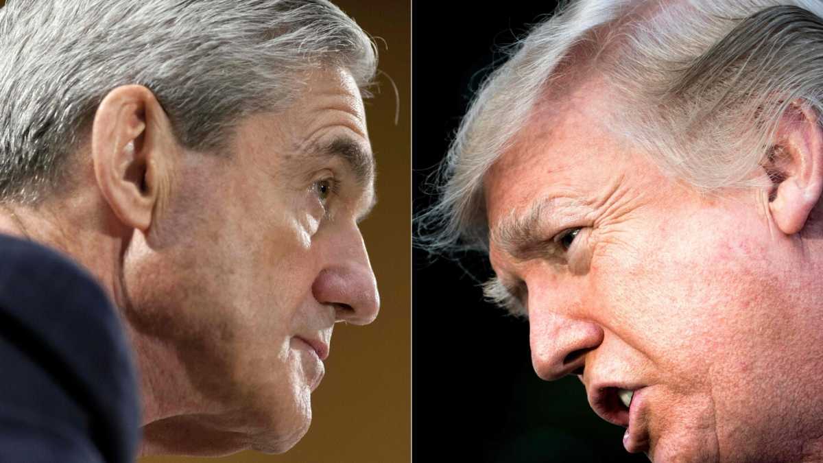 Immagine di Trump contro Mueller