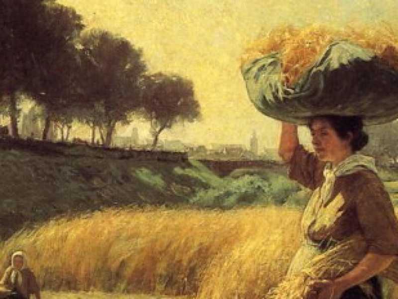 "Il riposo delle spigolatrici", di John Ottis Adams (1886)