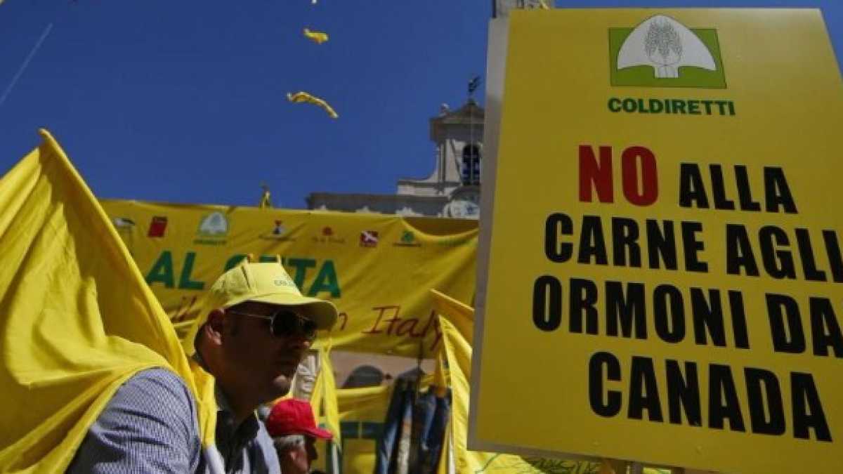 Immagine di Coldiretti contro il Ceta: “Frena la crescita dell'export alimentare in Canada”