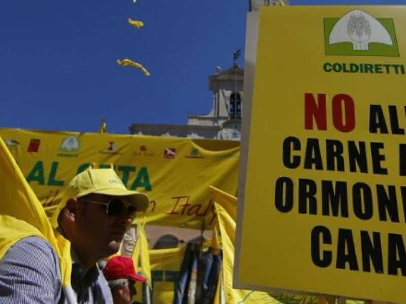 Coldiretti contro il Ceta: “Frena la crescita dell'export alimentare in Canada”