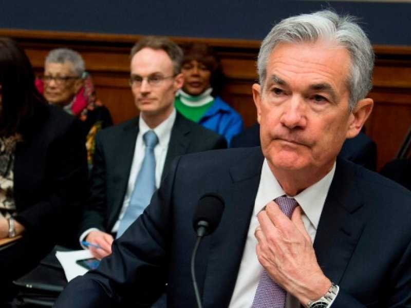 Il presidente della Fed Jerome Powell (foto LaPresse)