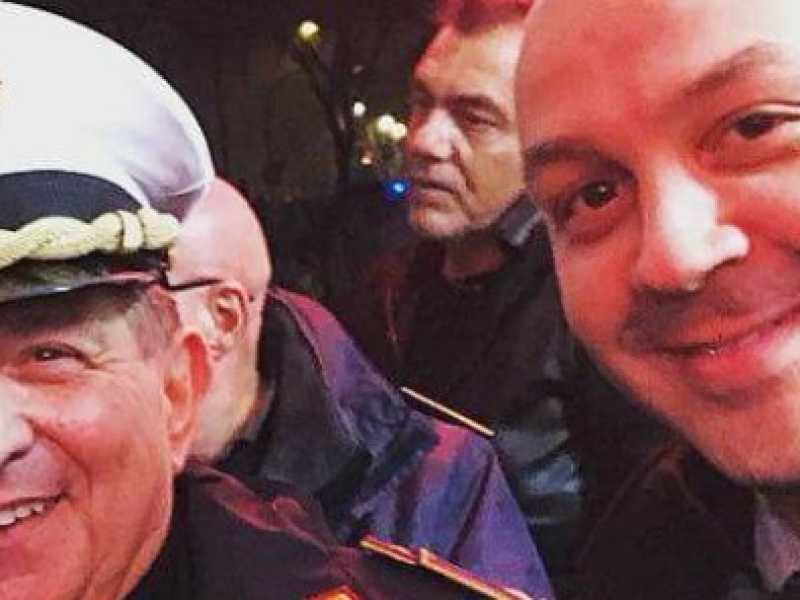 Pietro Dettori con Giancarlo Magalli (foto Facebook)