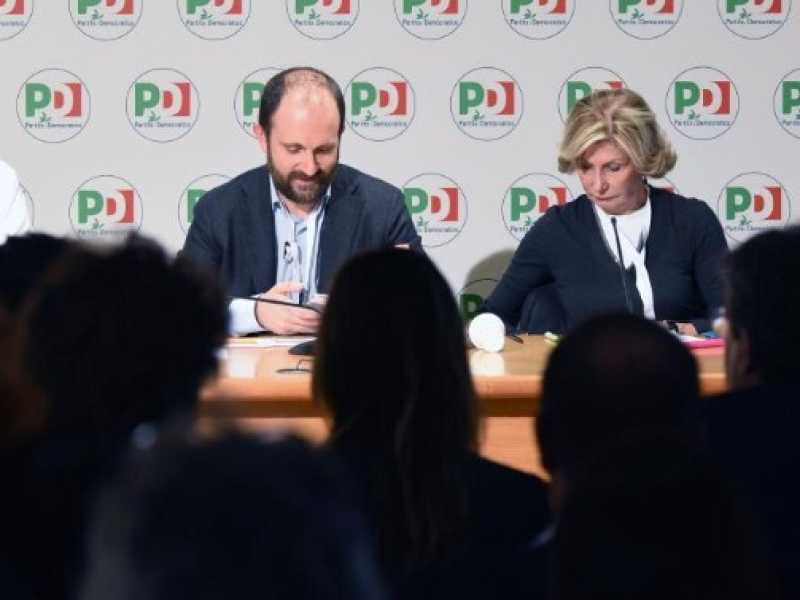 La Direzione nazionale del Partito democratico (foto LaPresse)