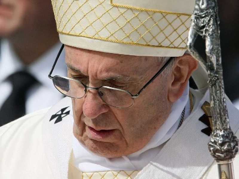 Papa Francesco (foto LaPresse)
