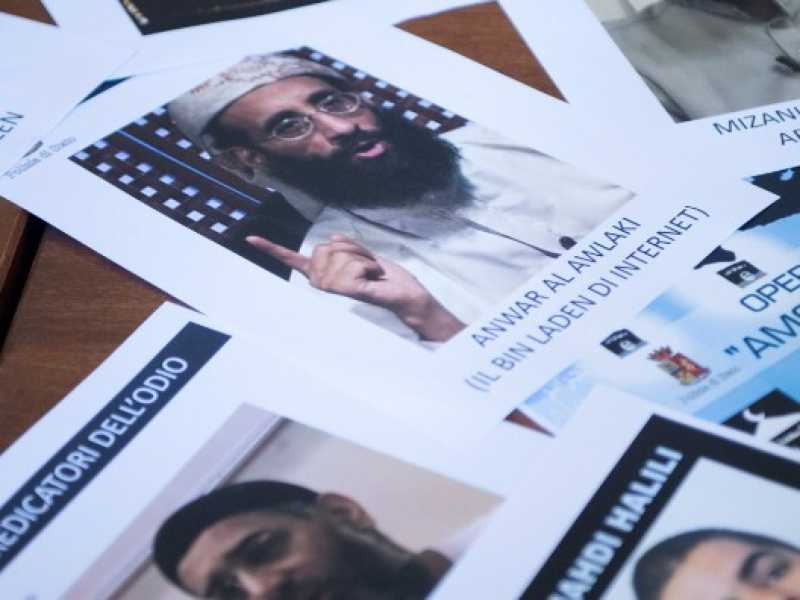 Conferenza stampa del questore di Torino sull'arresto di Elmadi Halili (foto LaPresse)