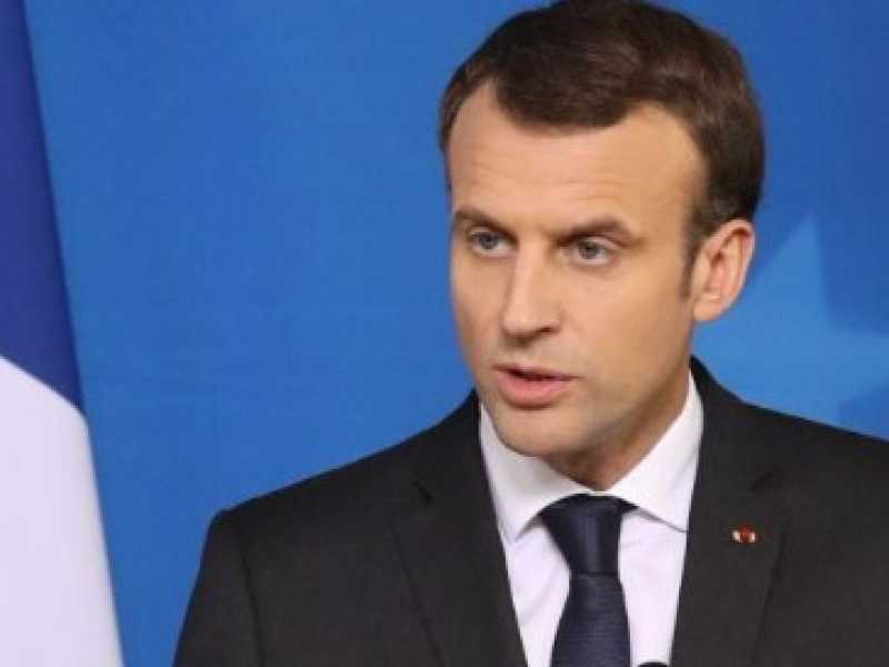 Emmanuel Macron (foto LaPresse)