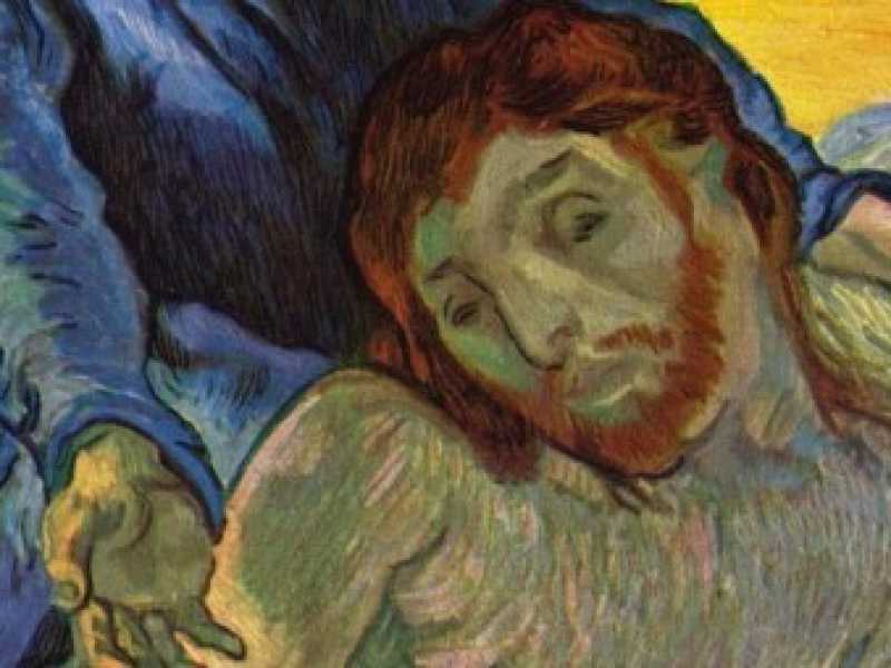 Un particolare della Piet&agrave; di Van Gogh