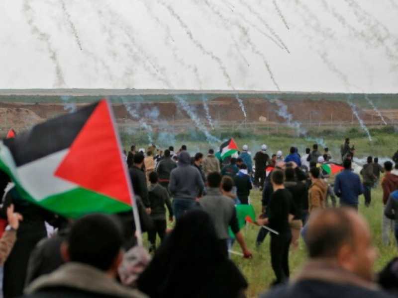 Gaza, proteste e scontri durante le commemorazioni del Giorno della Terra (LaPresse)