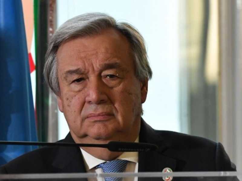 Antonio Guterres, segretario generale dell&rsquo;Onu (foto LaPresse)