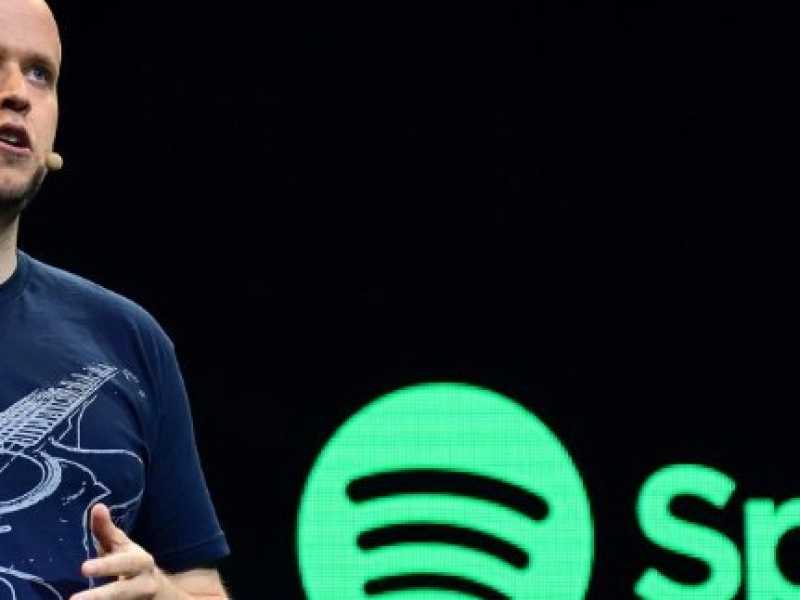 L'amministratore delegato di Spotify, Daniel Ek (foto LaPresse)
