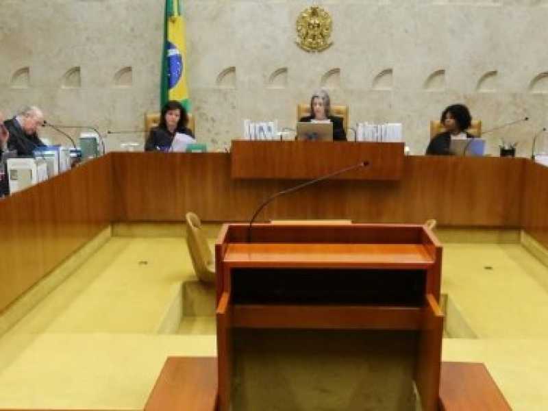 L'aula del Supremo Tribunale Federale brasiliano (foto LaPresse)