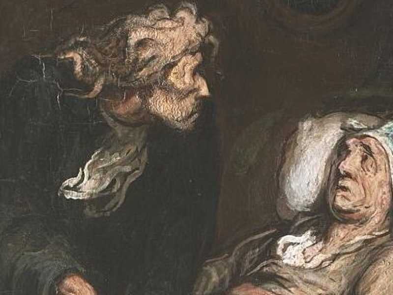 "Il malato immaginario", di Honor&eacute;-Victorin Daumier (1860-1862)