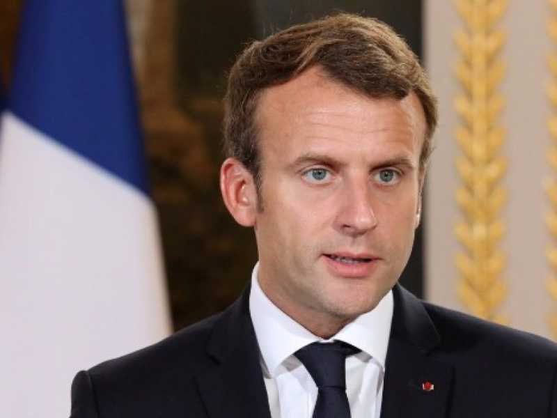 Emmanuel Macron (foto LaPresse)
