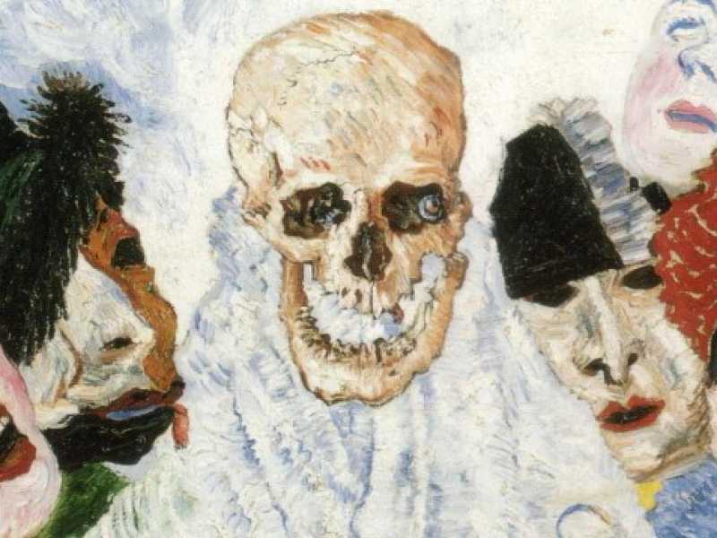 James Ensor, "La morte e le maschere" (1897)