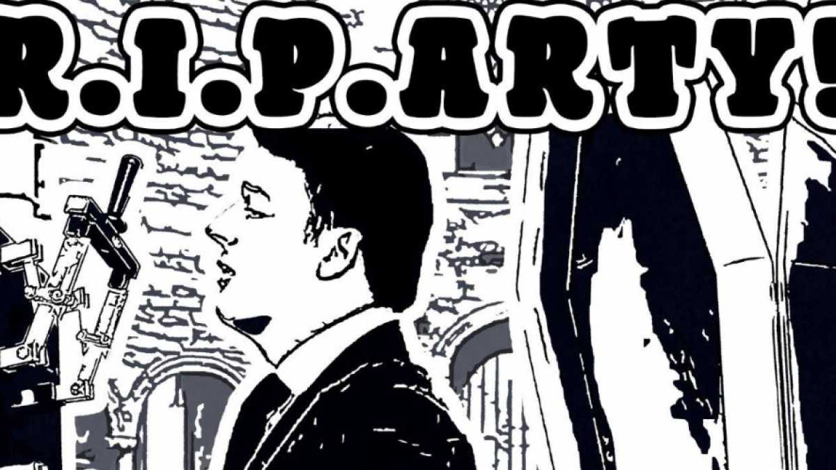 Immagine di Renzi "riposa in pace". La vignetta della discordia manda in subbuglio il Pd romano