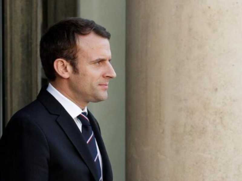 Emmanuel Macron (foto LaPresse)