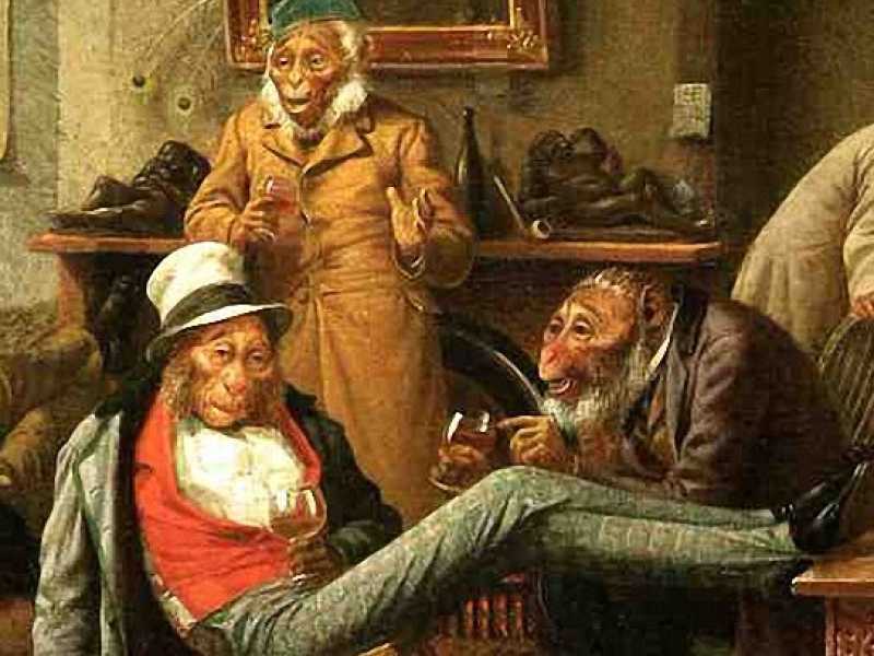 Pre-Adamite, dipinto di William Holbrook Beard