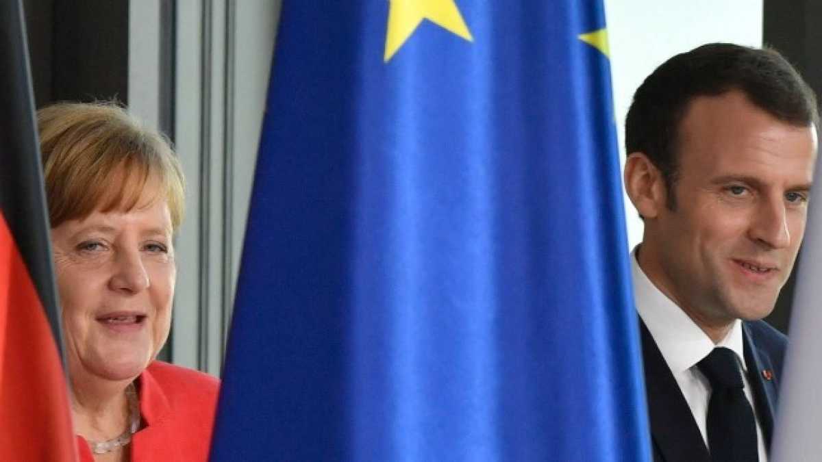 Immagine di Merkel frena lo slancio di Macron