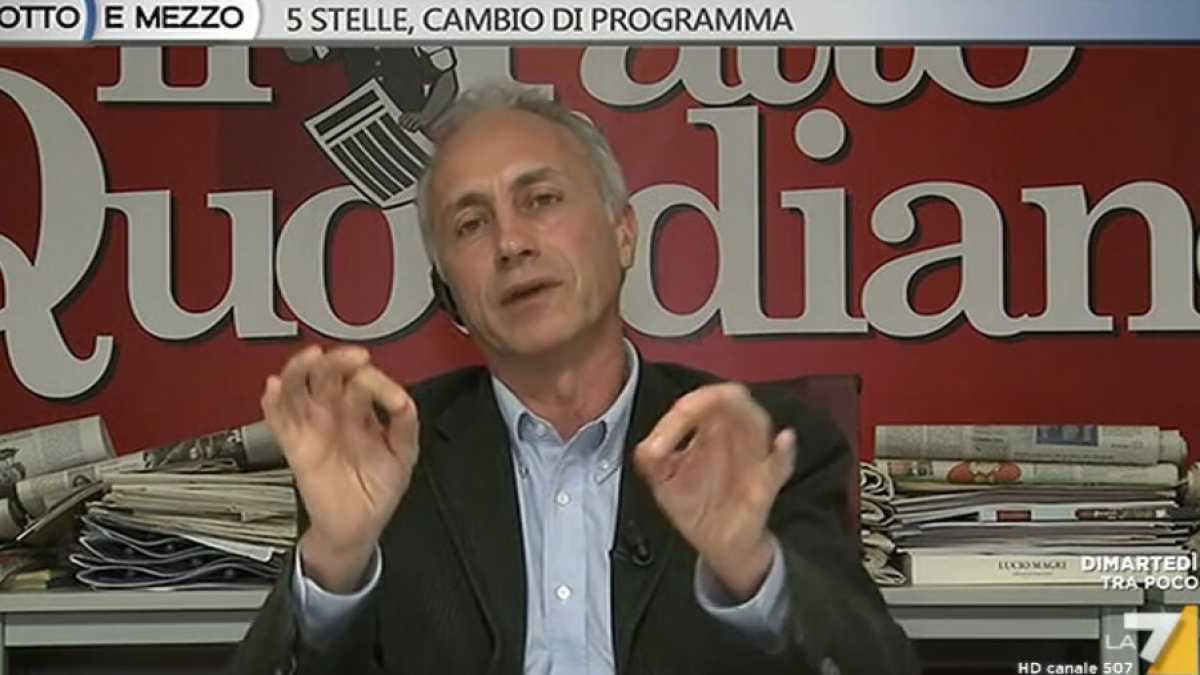 Immagine di Padellaro sbianchetta Travaglio sul M5s