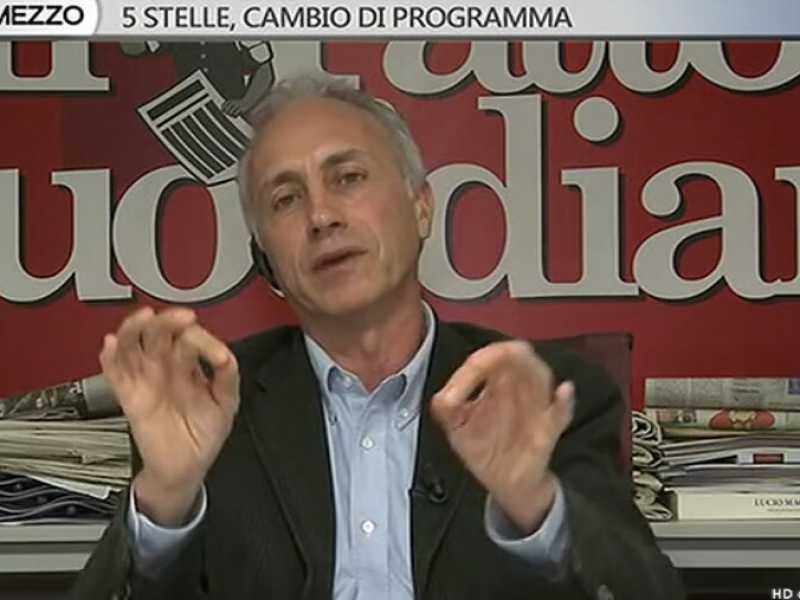 Marco Travaglio a 8 e 1/2, marted&igrave; 17