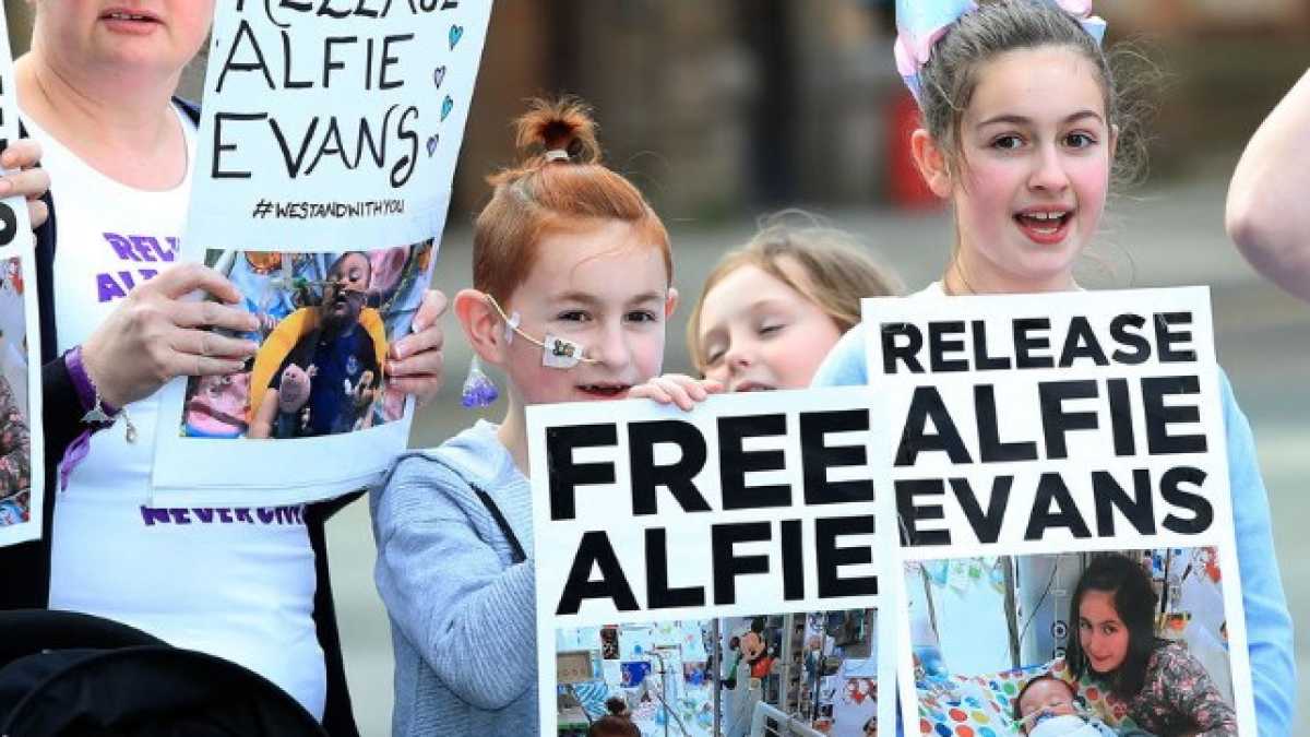 Immagine di Alfie Evans l’italiano