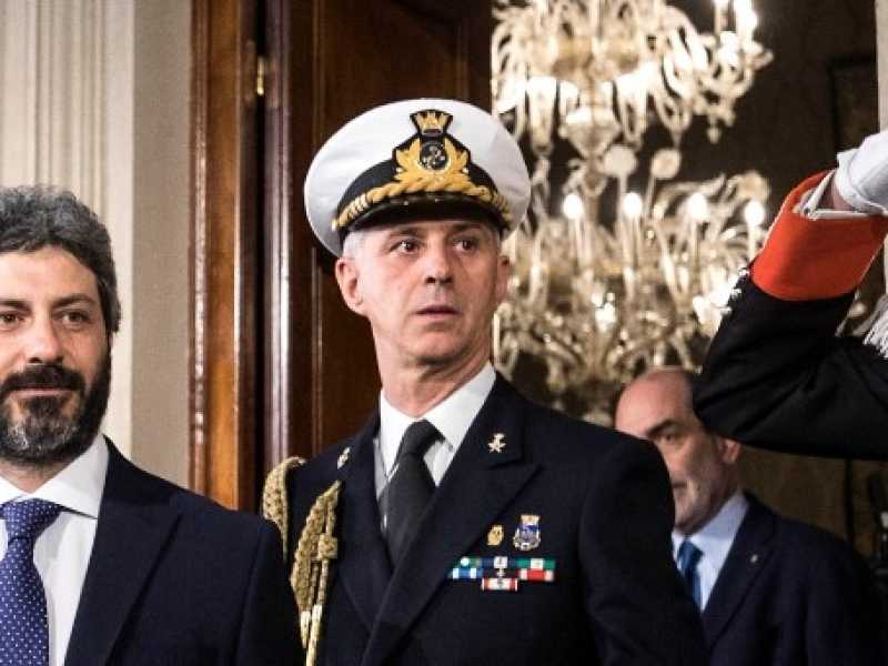 Roberto Fico dopo l'incontro con Sergio Mattarella (Foto LaPresse)