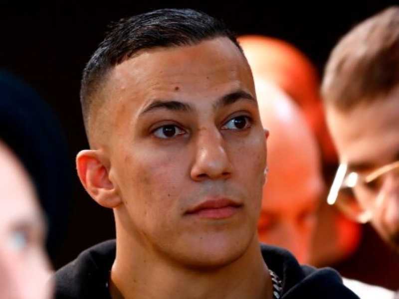 Il rapper Farid Bang, autore insieme a Kollegah dell'album vincitore. I due si paragonano nella loro canzone ai prigionieri dei campi di sterminio. Foto LaPresse