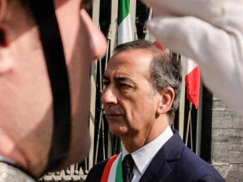 25 Aprile, Celebrazione del 73mo anniversario della Liberazione al Sacrario dei caduti (LaPresse)