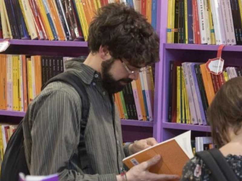 Un'immagine del Salone del Libro di Torino dello scorso anno (foto LaPresse)