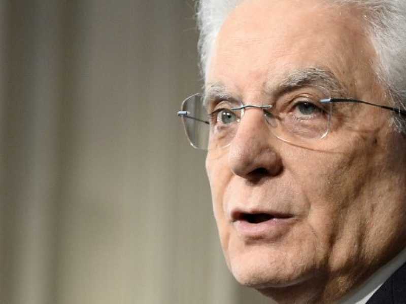 Sergio Mattarella (foto LaPresse)