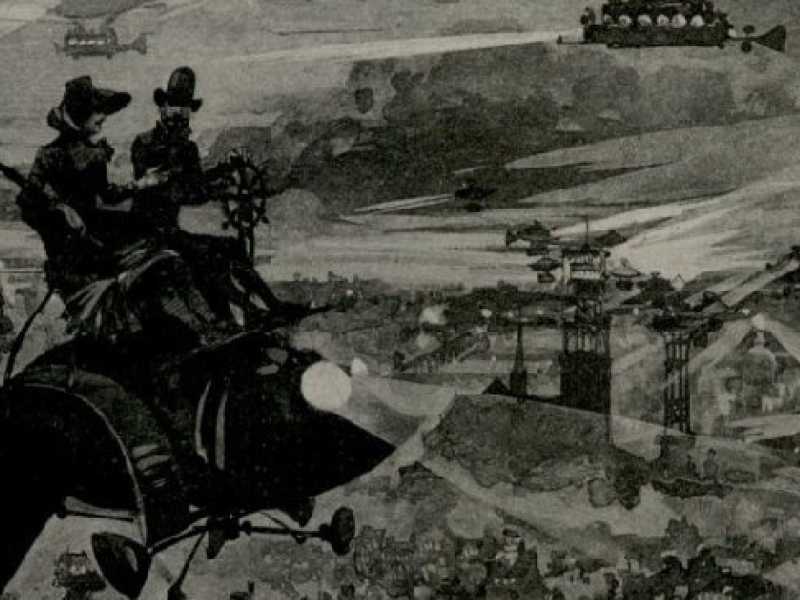 Albert Robida, la Parigi allucinata e futuristica nelle illustrazioni di "Vingtieme siecle"