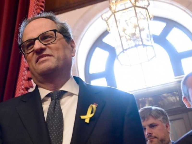 Quim Torra (foto LaPresse)