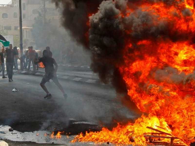 Nuove violenze a Gaza per l'anniversario della Nakba (foto LaPresse)