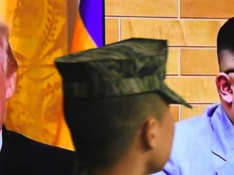 Donald Trump e Kim Jong-un (foto LaPresse)