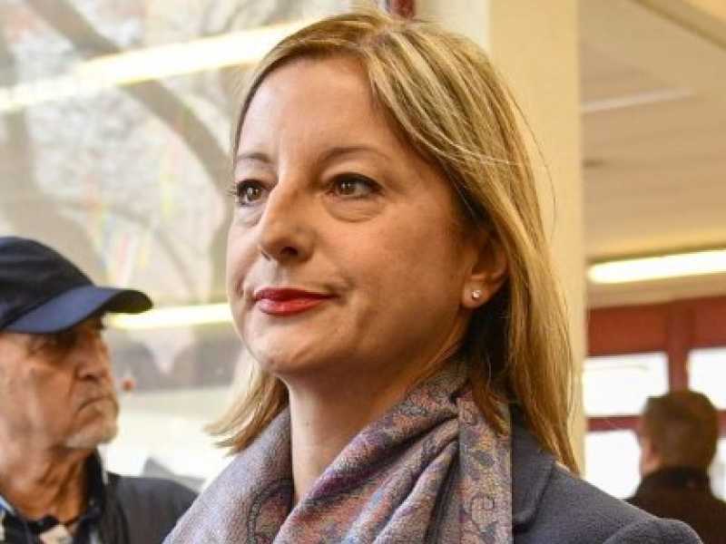 Roberta Lombardi, candidata governatore del M5s nel Lazio alle ultime regionali (foto LaPresse)