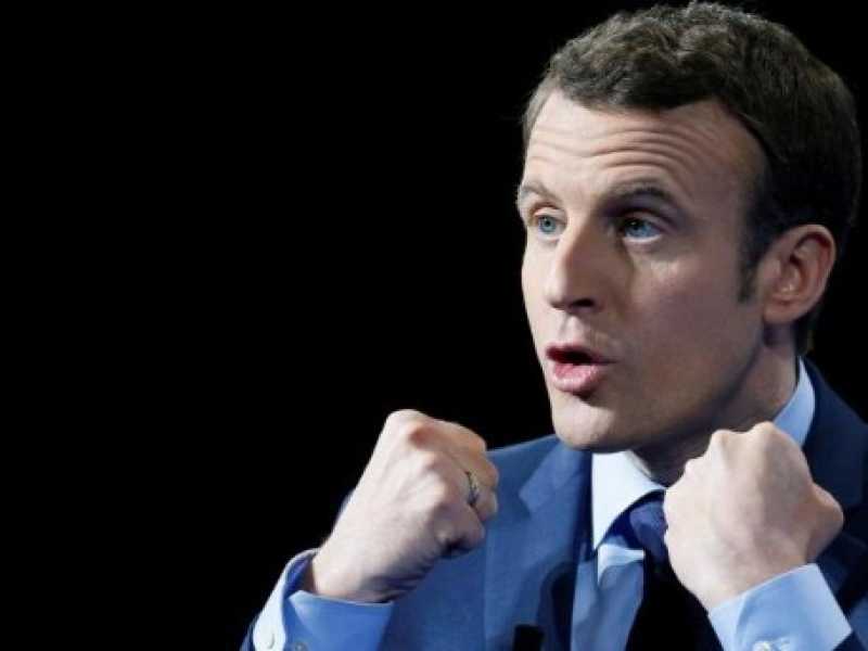 Emmanuel Macron (foto LaPresse)