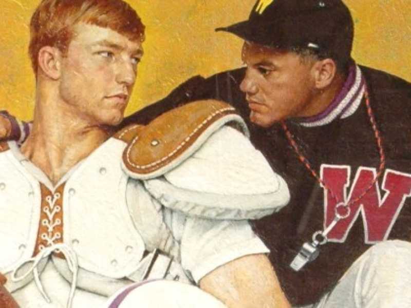 "The Recruit," Norman Rockwell, 1966 (dett.)