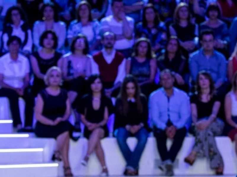 Matteo Salvini a Pomeriggio 5 con Barbara D'Urso (foto LaPresse)