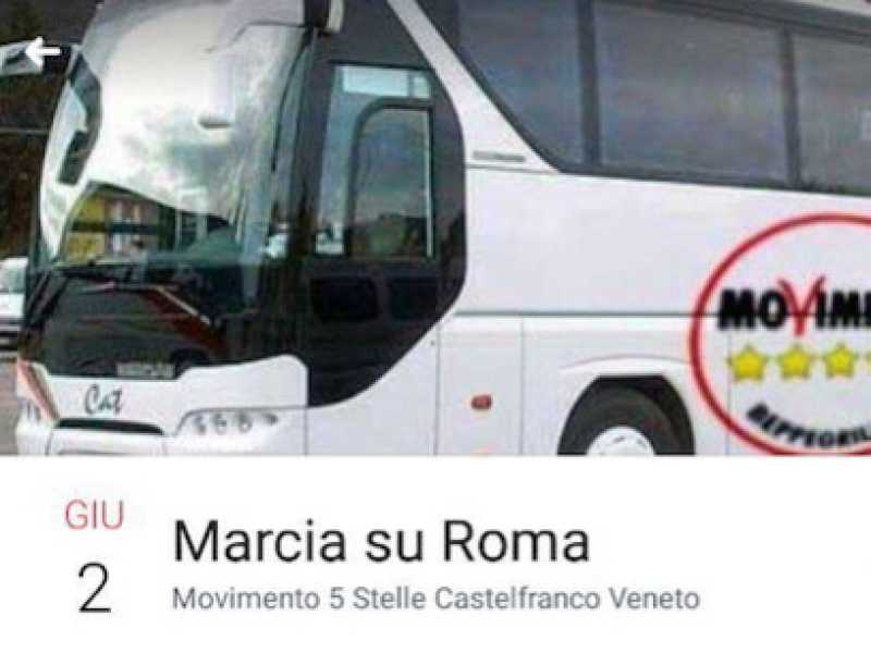 L'evento Facebook creato dai grillini di Castelfranco