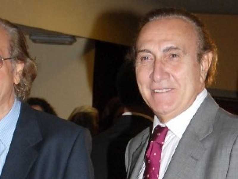 Pippo Caruso e Pippo Baudo (foto LaPresse)