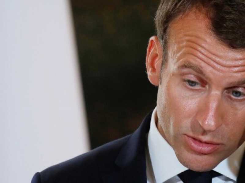 Emmanuel Macron (foto LaPresse)