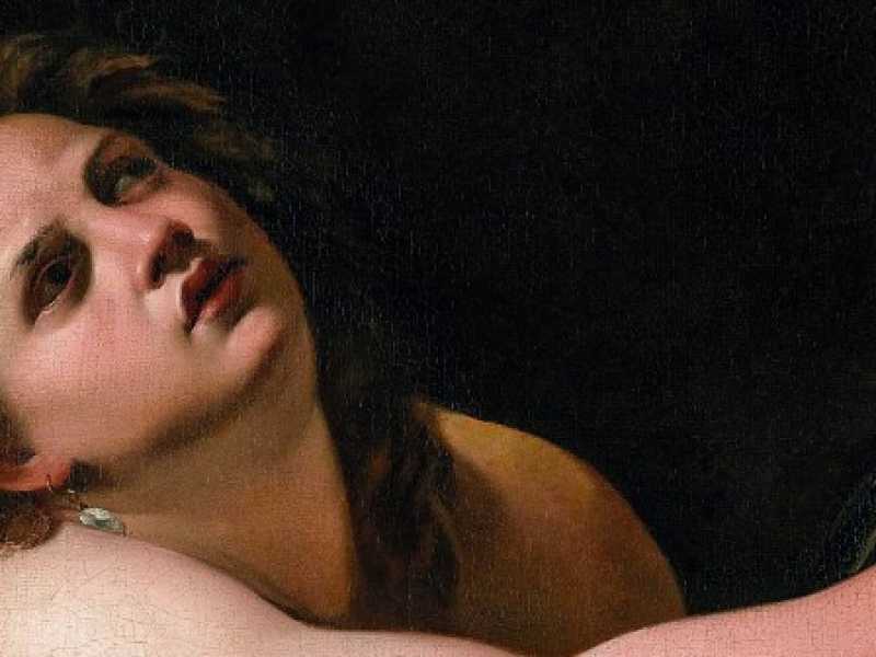 Cleopatra di Artemisia Gentileschi, una delle opere in mostra a Ferrara 