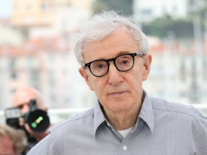 Woody Allen al Festival di Cannes (foto LaPresse)