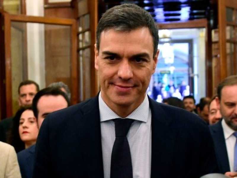 Il nuovo presidente del governo spagnolo, Pedro S&aacute;nchez. Foto LaPresse