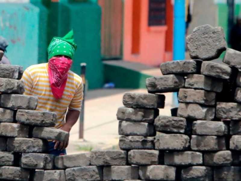 Scontri in Nicaragua (foto LaPresse)