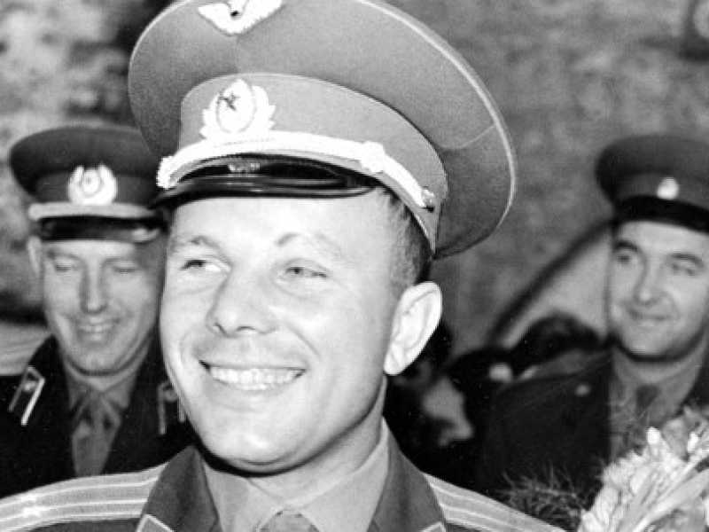 Yuri Gagarin in una foto del 1961 (foto LaPresse)