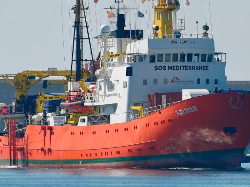 Nave Aquarius (Foto LaPresse)