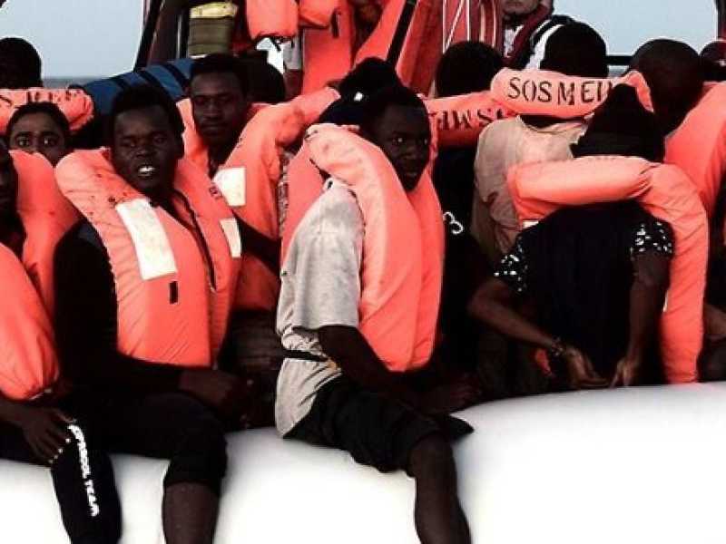 La pubblicit&agrave; di Benetton ritrae un'operazione di salvataggio dell'Aquarius