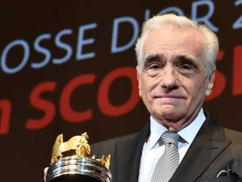 Martin Scorsese premiato a Cannes (foto LaPresse)